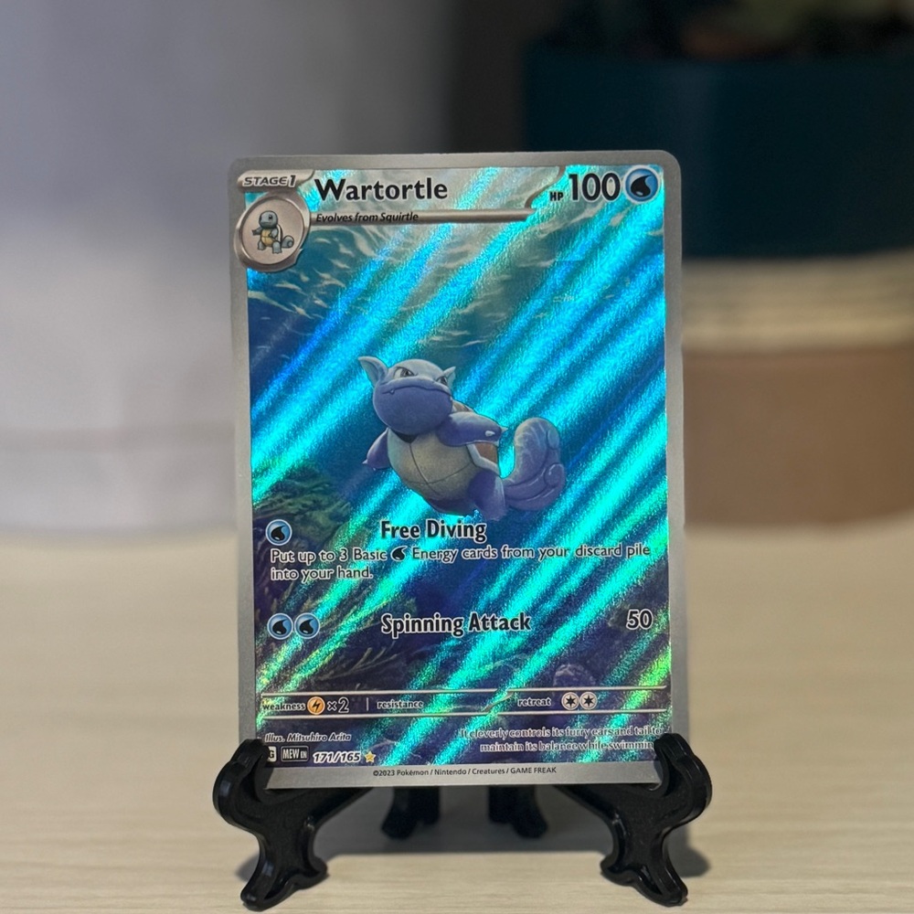Pokémon ~ Wartortle Card